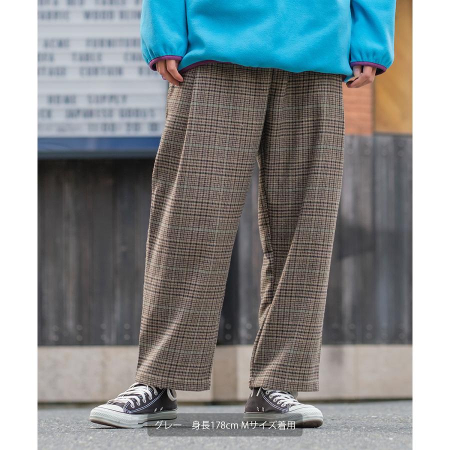 Revo. レヴォ ワイドパンツ メンズ ウールパンツ チェックパンツ 大きいサイズ オーバーサイズ ビッグシルエット ブランド | Revo. | 08