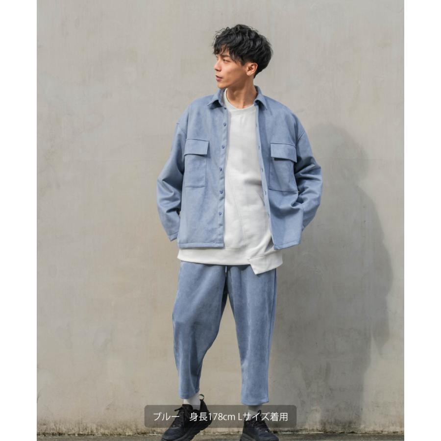 シャツ メンズ Cpoジャケット オーバーサイズ シャツジャケット セットアップ可能 くすみカラー 長袖 ビッグシルエット 大きいサイズ 無地 Improves Improves インプローブス 通販 Yahoo ショッピング