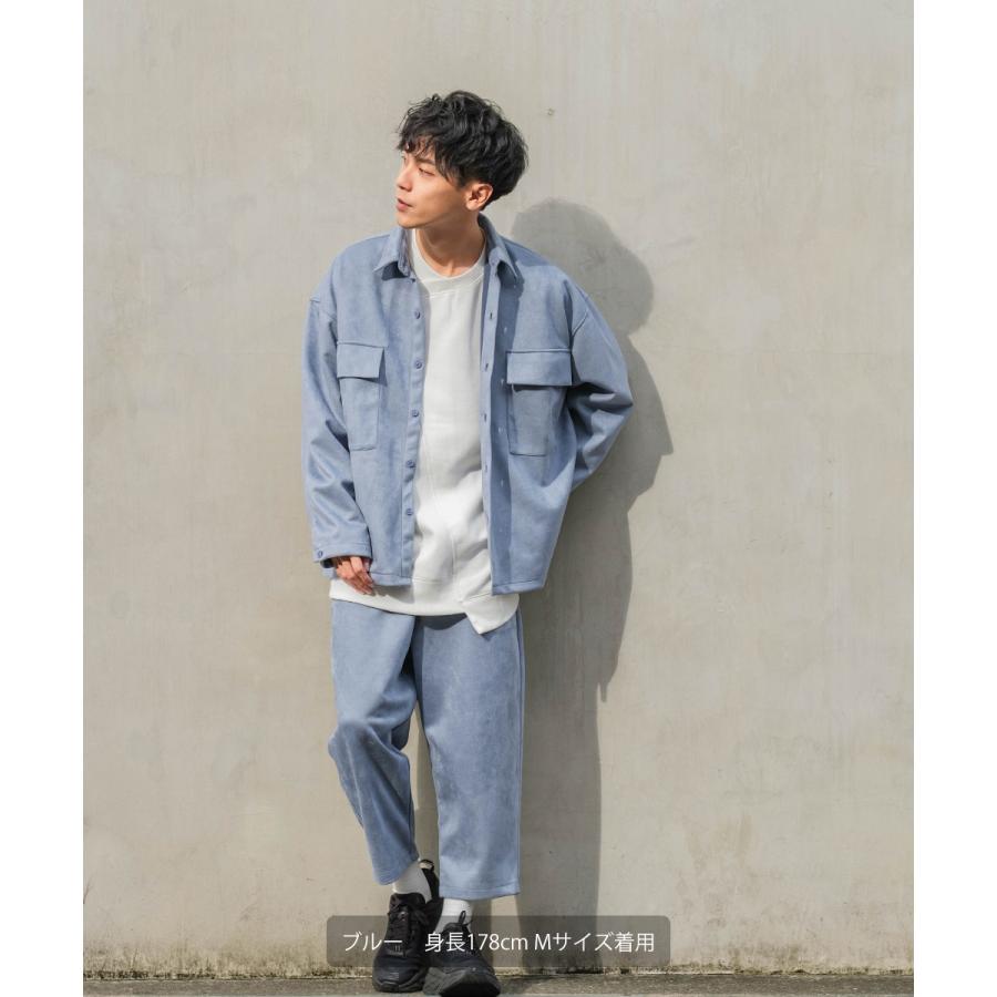 improves（インプローブス） ワイドパンツ メンズ カットスエード