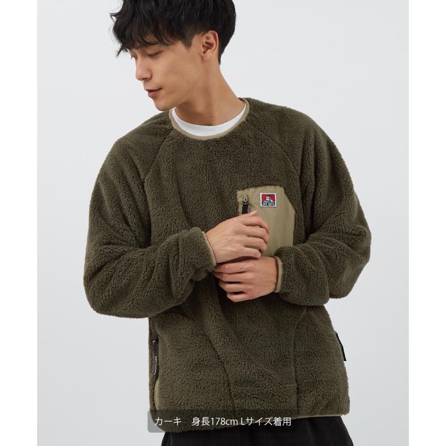 BEN DAVIS ベンデイビス ボアジャケット メンズ ボアフリース