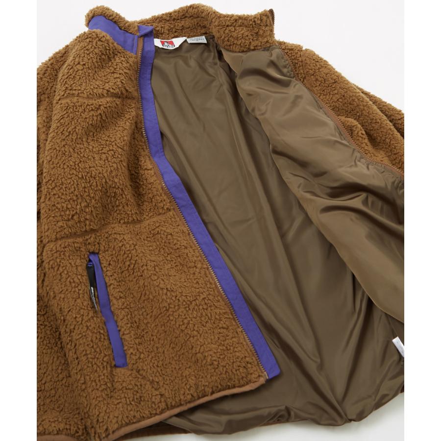 BEN DAVIS ベンデイビス ボアジャケット メンズ ボアフリース ジャケット ボアアウター 胸ポケット フリースジャケット 黒 白 緑 茶 ブランド | BEN DAVIS | 19