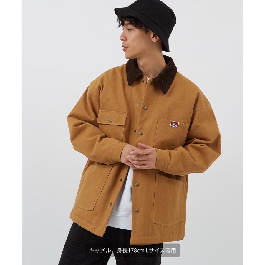 値下げ BEN DAVIS カバーオール ブラック Lサイズ BEN DAVIS 【送料無料】 ベンデイビス ジャケット メンズ