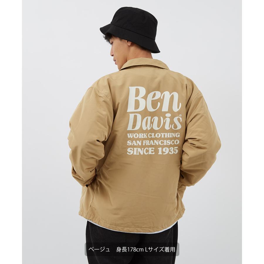 BEN DAVIS（ベンデイビス） コーチジャケット メンズ 裏ボア ボア