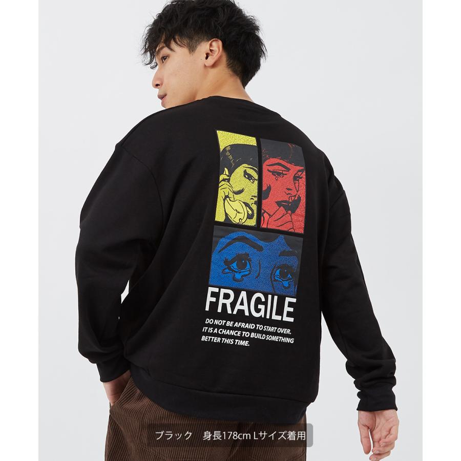 improves（インプローブス） トレーナー メンズ グラフィック プリント 