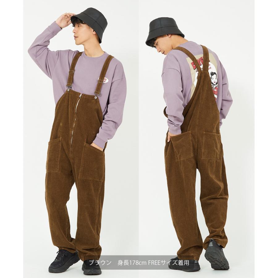 オーバーオール メンズ コーデュロイ ビッグシルエット ゆったり 大きいサイズ サロペット オールインワン improves | improves | 16
