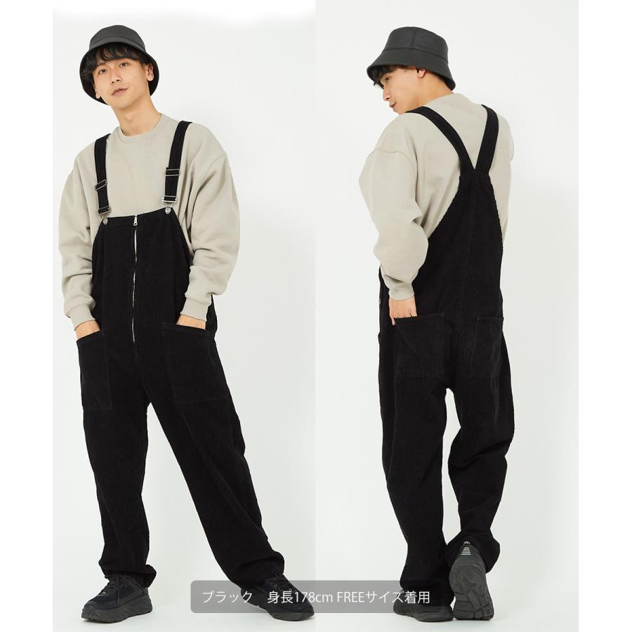 オーバーオール メンズ コーデュロイ ビッグシルエット ゆったり 大きいサイズ サロペット オールインワン improves | improves | 17