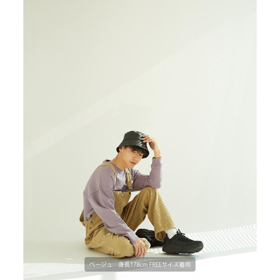 オーバーオール メンズ コーデュロイ ビッグシルエット ゆったり 大きいサイズ サロペット オールインワン improves | improves | 04