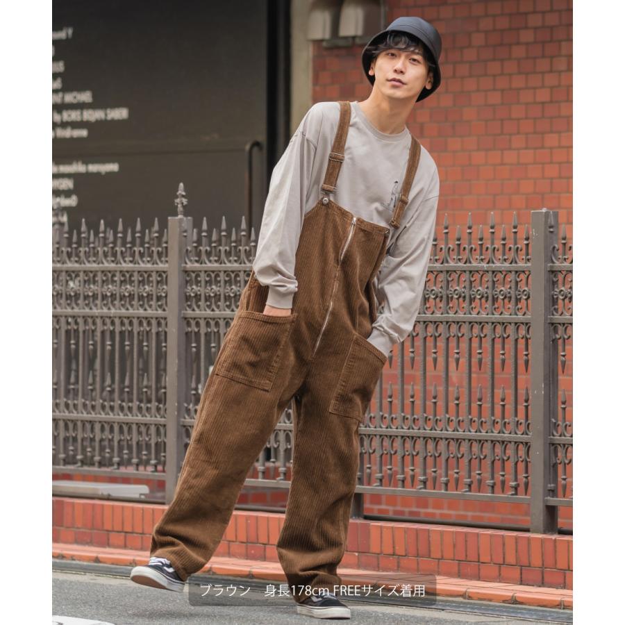 ブルコ　ブラウン コーデュロイ オーバーオール L BLUCO / WARM OVERALL (BROWN) – Feelin'
