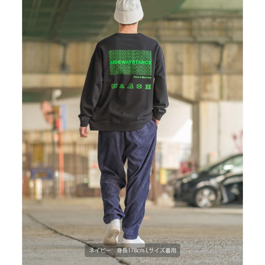 improves ワイドパンツ メンズ コーデュロイ パンツ ウエスト