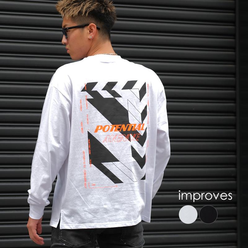 improves（インプローブス） ビッグTシャツ メンズ 長袖 クルーネック