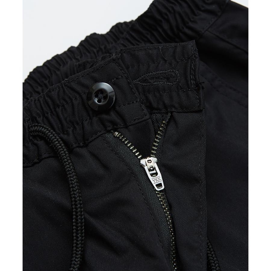 カーゴパンツ メンズ ウエストゴム 大きいサイズ ビッグシルエット オーバーサイズ 無地 黒 緑 リブパンツ ジョガーパンツ ミリタリー improves | improves | 10