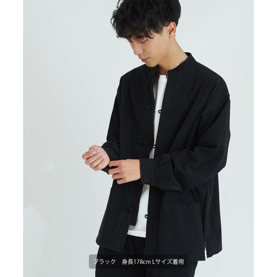 improves（インプローブス） シャツ メンズ カンフーシャツ バンド