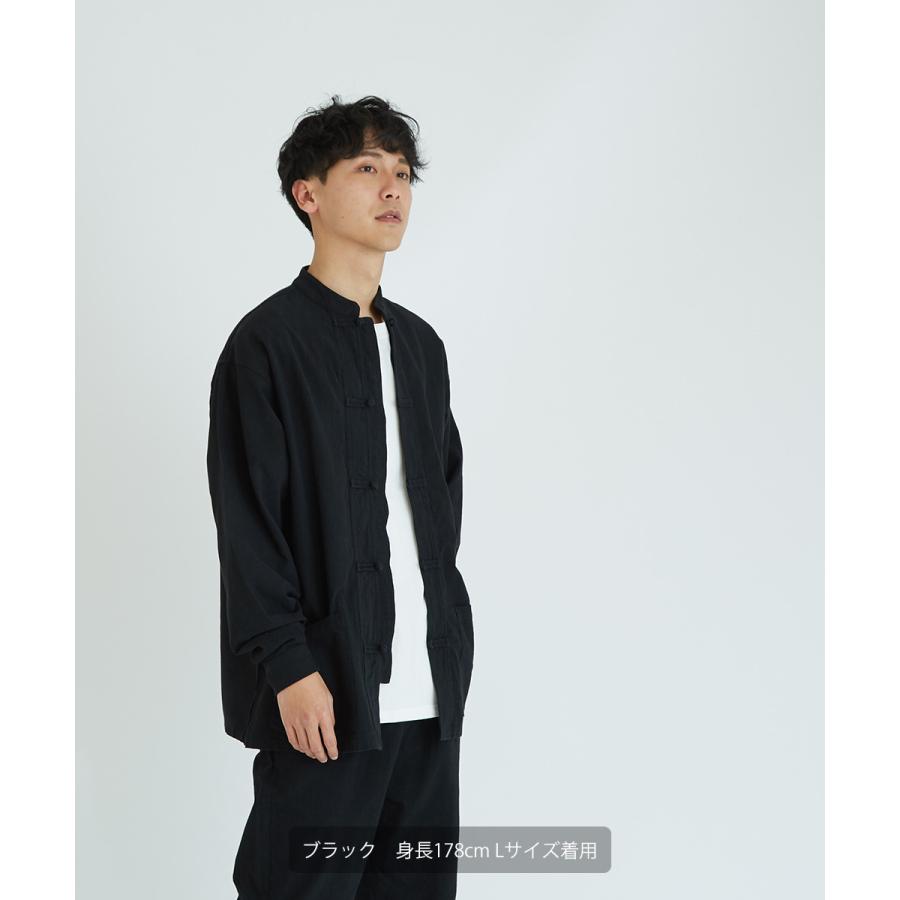 improves（インプローブス） シャツ メンズ カンフーシャツ バンド