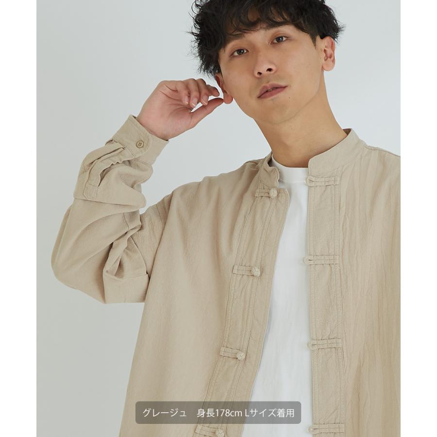 improves（インプローブス） シャツ メンズ カンフーシャツ バンド