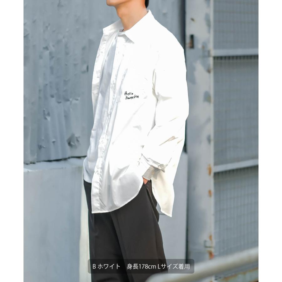 improves（インプローブス） シャツ メンズ ビッグシャツ バック 