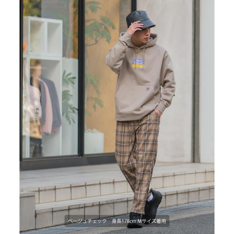 BEN DAVIS ベンデイビス テーパードパンツ メンズ チェック柄 柄