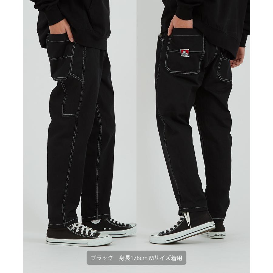 BEN DAVIS ベンデイビス テーパードパンツ メンズ チェック柄 柄パンツ チェックパンツ ウエストゴム 大きいサイズ 無地 シュフパンツ チノパンツ ブランド | BEN DAVIS | 12