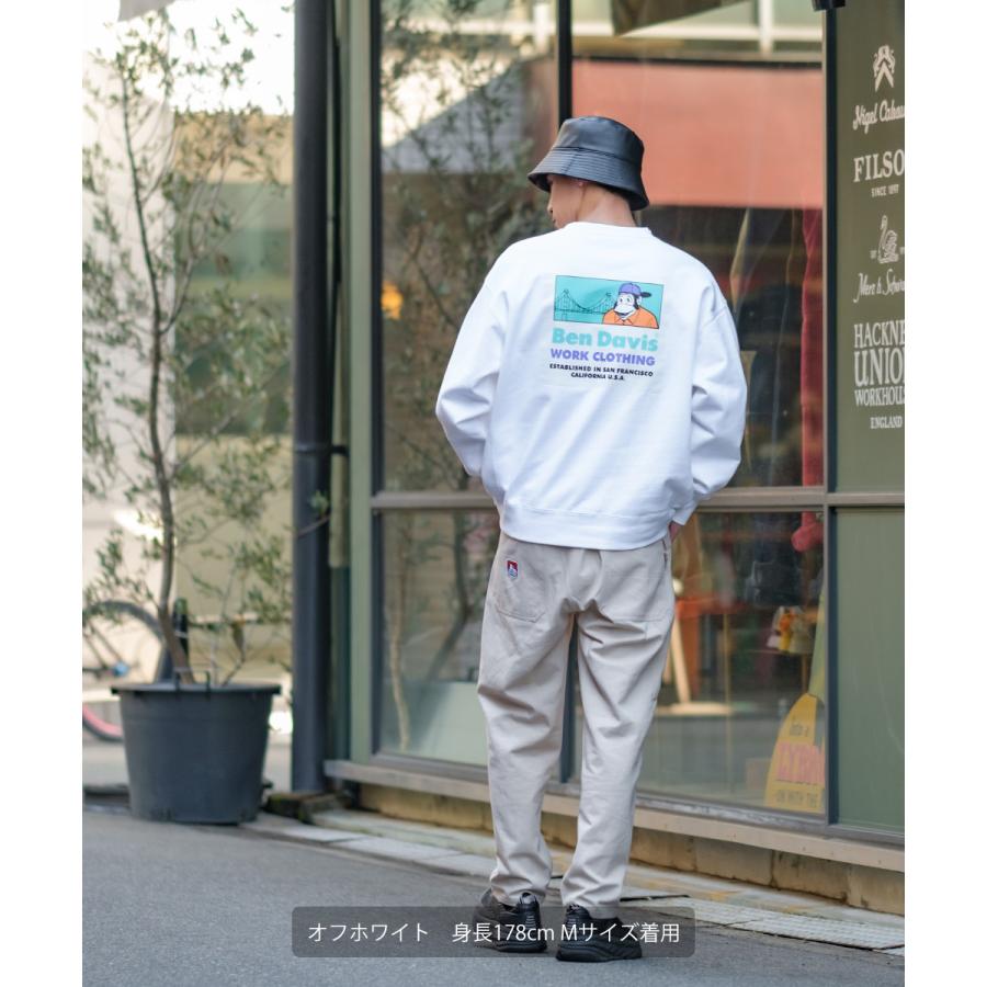 BEN DAVIS ベンデイビス テーパードパンツ メンズ チェック柄 柄パンツ チェックパンツ ウエストゴム 大きいサイズ 無地 シュフパンツ チノパンツ ブランド | BEN DAVIS | 13