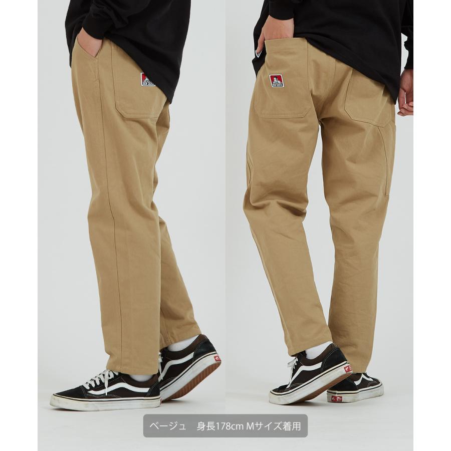 BEN DAVIS ベンデイビス テーパードパンツ メンズ チェック柄 柄パンツ チェックパンツ ウエストゴム 大きいサイズ 無地 シュフパンツ チノパンツ ブランド | BEN DAVIS | 09