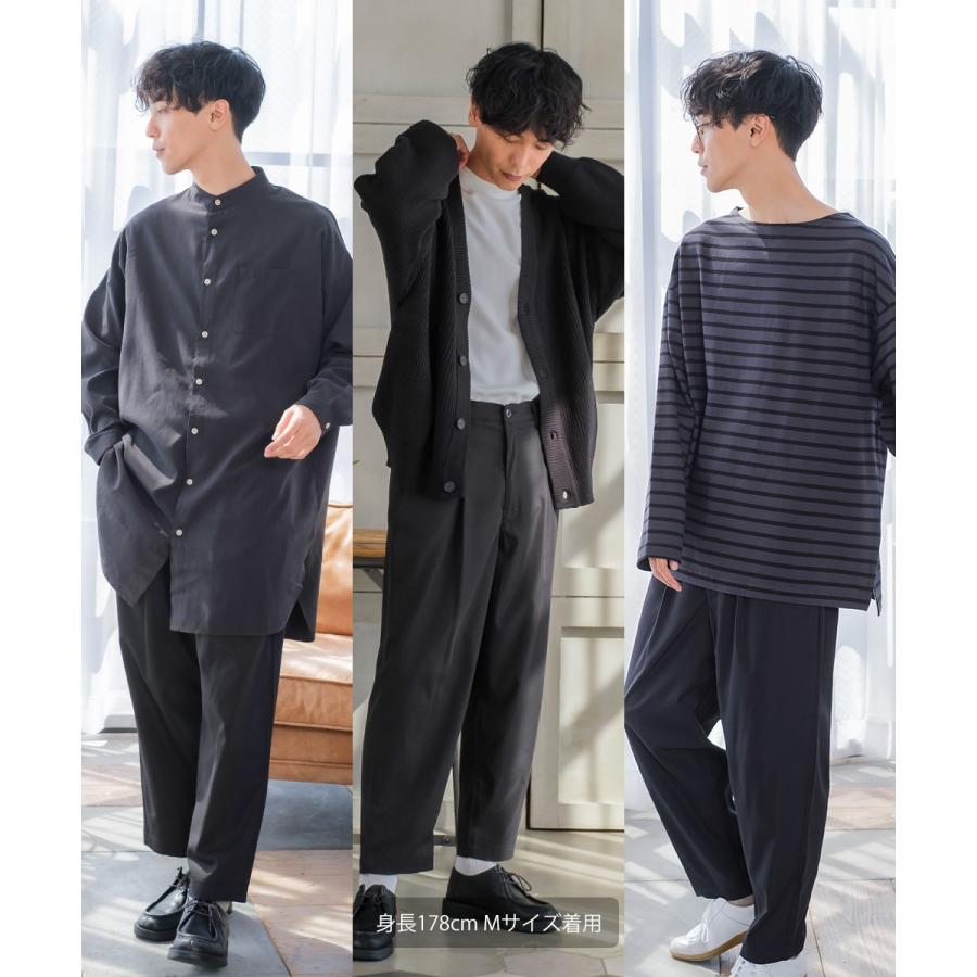 値下げ❣️レザレクション　男性用長パンツMサイズ黒 improves（インプローブス） ワイドパンツ メンズ ビッグシルエット