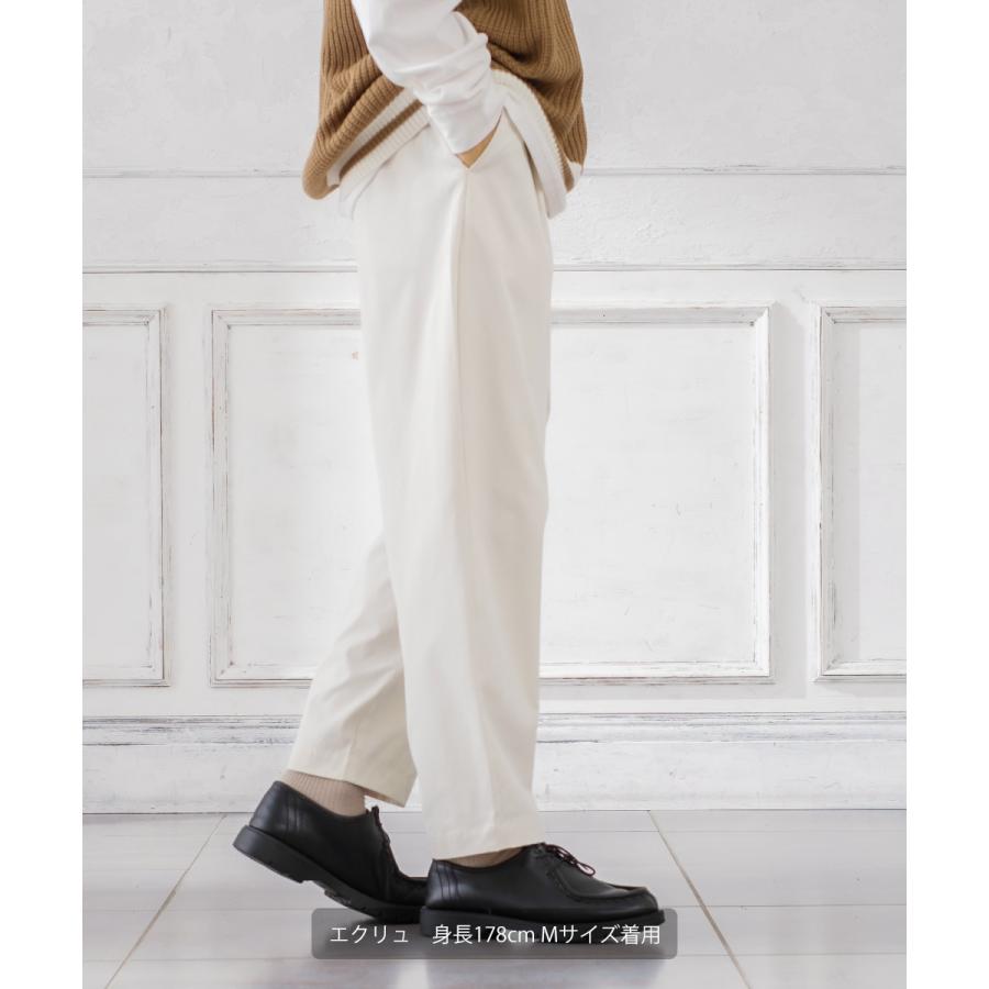ワイドパンツ メンズ ビッグシルエット オーバーサイズ 大きいサイズ 無地 白 黒 テーパードパンツ スラックス チノパンツ improves | improves | 12