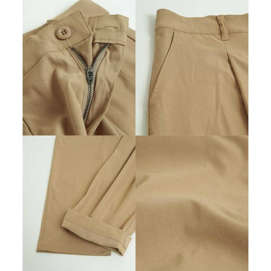 ワイドパンツ メンズ ビッグシルエット オーバーサイズ 大きいサイズ 無地 白 黒 テーパードパンツ スラックス チノパンツ improves | improves | 19