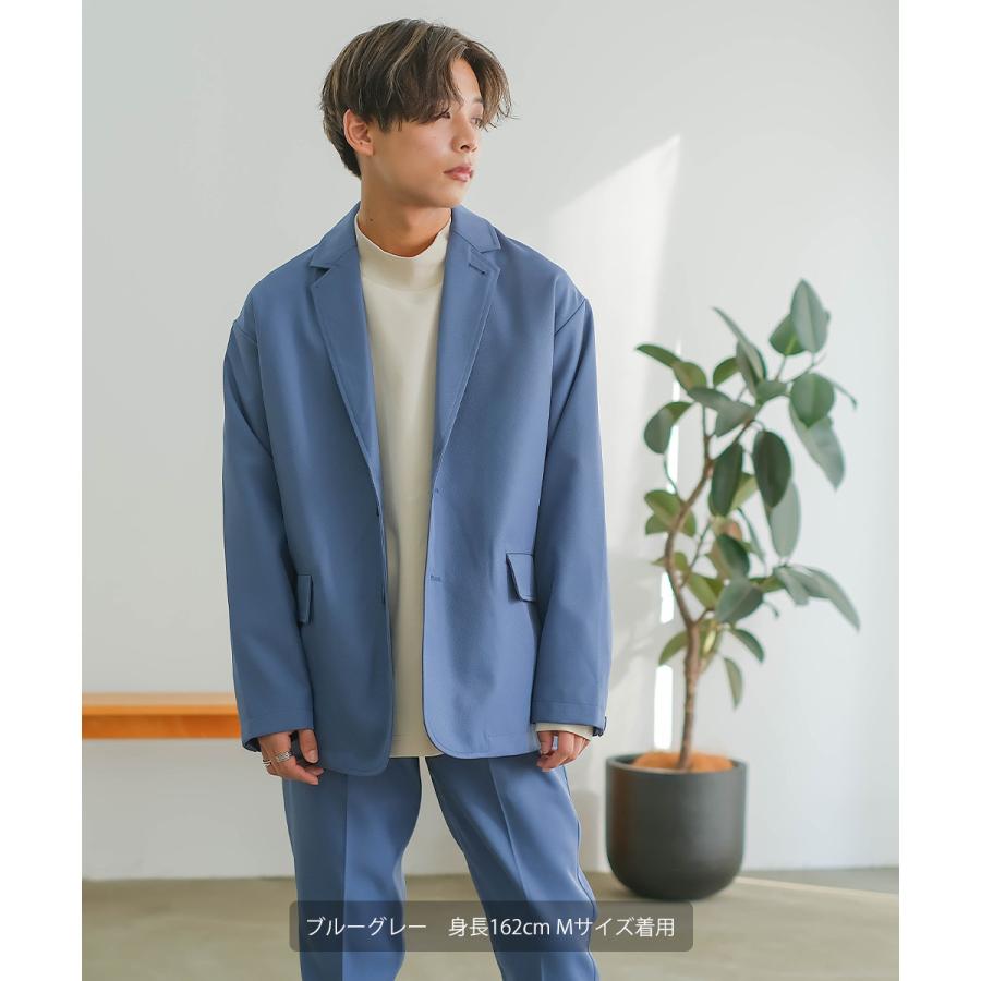 テーラードジャケット メンズ セットアップ対応 SIDEWAY STANCE サイドウェイスタンス スタプレ オーバーサイズ テーラードジャケット | improves | 06