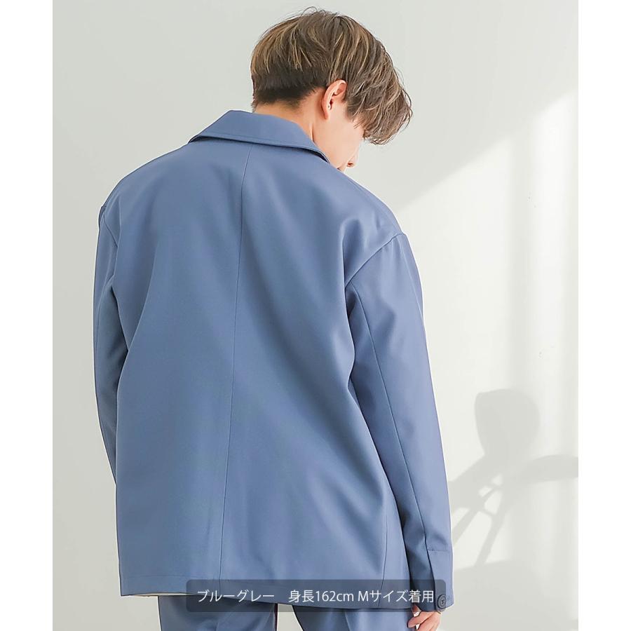 テーラードジャケット メンズ セットアップ対応 SIDEWAY STANCE サイドウェイスタンス スタプレ オーバーサイズ テーラードジャケット | improves | 07