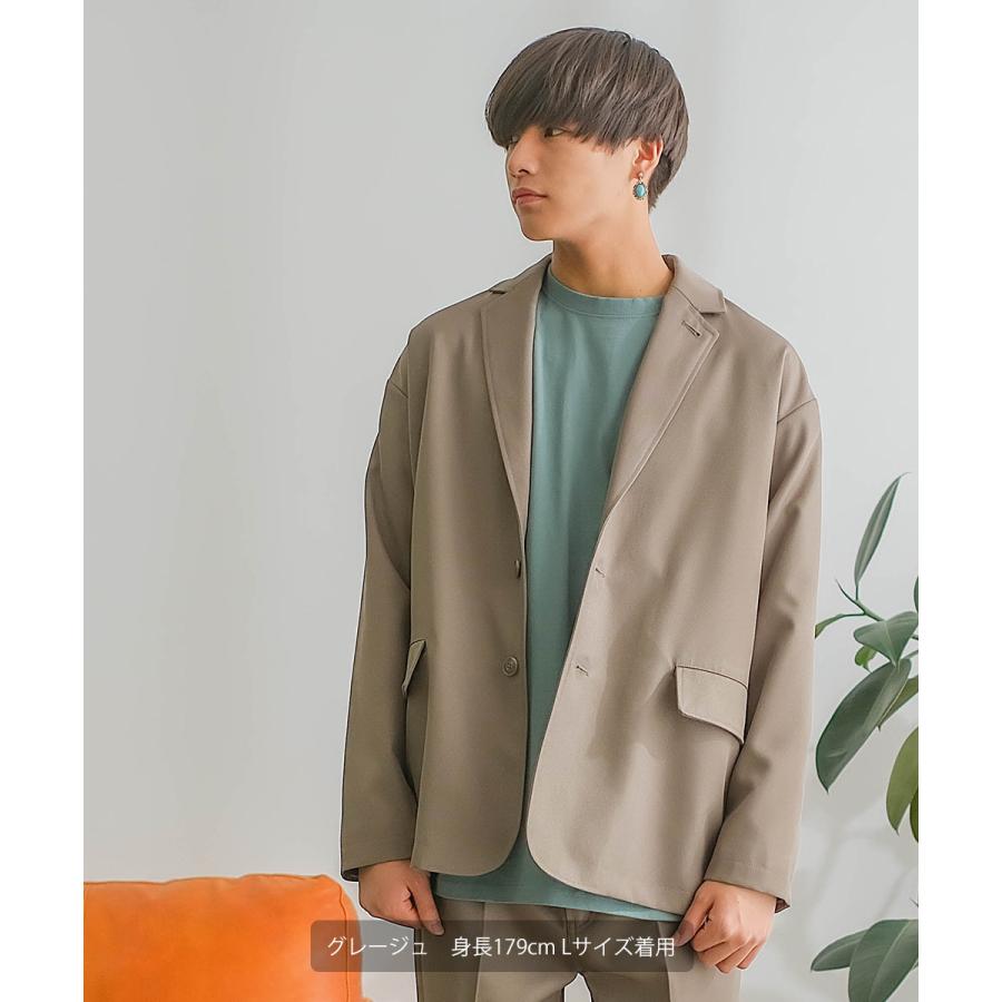 【新品】ステュディオズ メンズ オーバーサイズ ジャケット M グレーベージュ STUDIOUS（ステュディオス）の「【STUDIOUS/ステュディオス