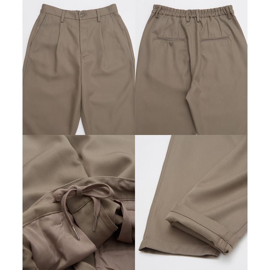 ワイドパンツ メンズ セットアップ対応 SIDEWAY STANCE サイドウェイスタンス スタプレ スラックス タックパンツ バギーパンツ シェフパンツ コックパンツ | improves | 17