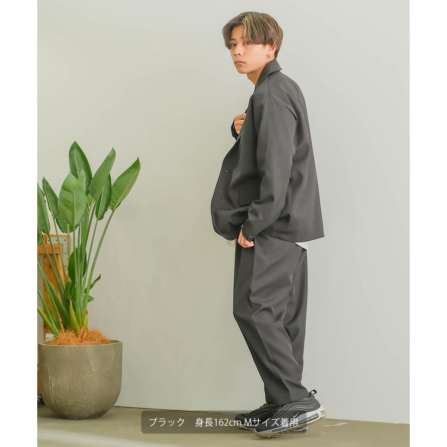 ワイドパンツ メンズ セットアップ対応 SIDEWAY STANCE サイドウェイスタンス スタプレ スラックス タックパンツ バギーパンツ シェフパンツ コックパンツ | improves | 03