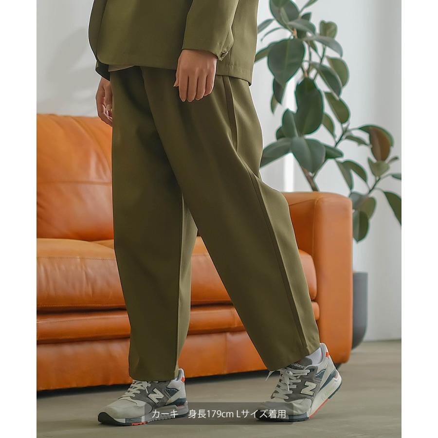 ワイドパンツ メンズ セットアップ対応 SIDEWAY STANCE サイドウェイスタンス スタプレ スラックス タックパンツ バギーパンツ シェフパンツ コックパンツ | improves | 05