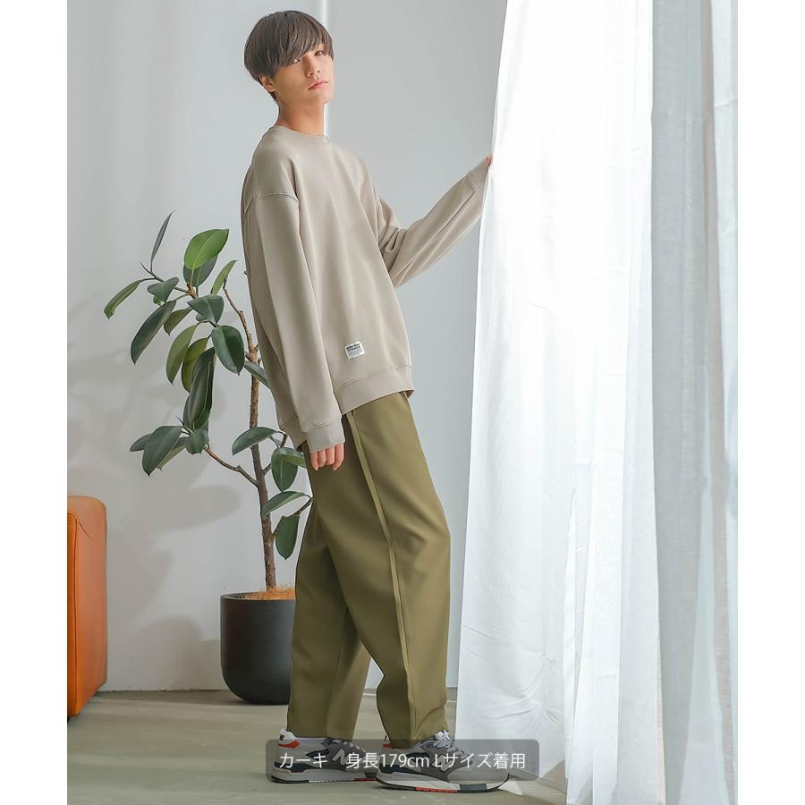 ワイドパンツ メンズ セットアップ対応 SIDEWAY STANCE サイドウェイスタンス スタプレ スラックス タックパンツ バギーパンツ シェフパンツ コックパンツ | improves | 06