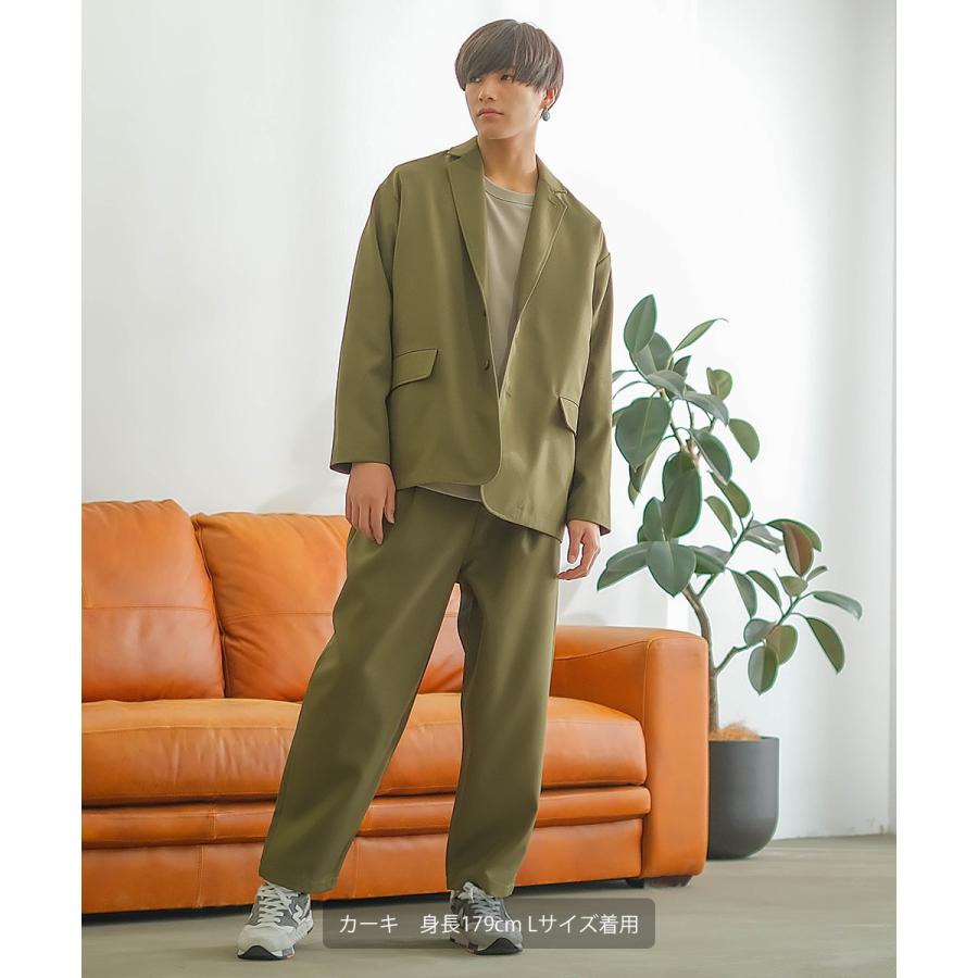 ワイドパンツ メンズ セットアップ対応 SIDEWAY STANCE サイドウェイスタンス スタプレ スラックス タックパンツ バギーパンツ シェフパンツ コックパンツ | improves | 07