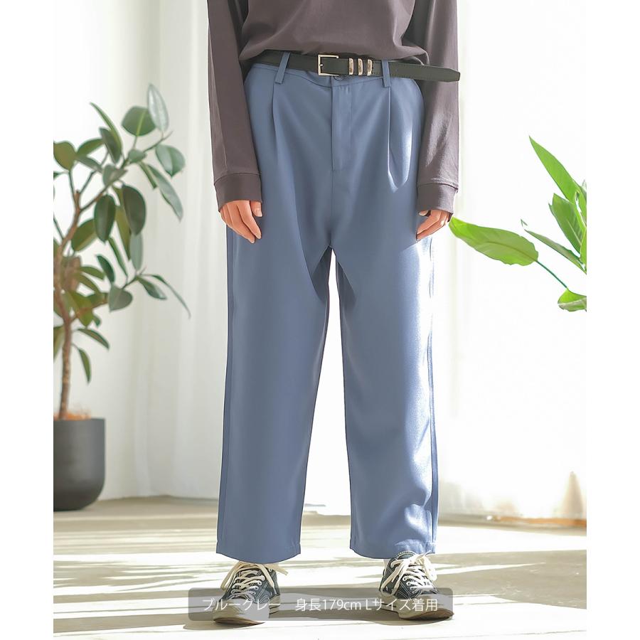 ワイドパンツ メンズ セットアップ対応 SIDEWAY STANCE サイドウェイスタンス スタプレ スラックス タックパンツ バギーパンツ シェフパンツ コックパンツ | improves | 09