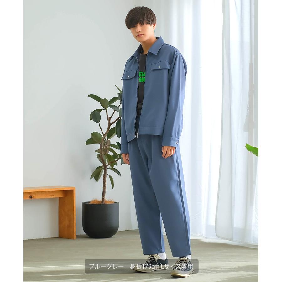 ジャケット メンズ セットアップ対応 SIDEWAY STANCE サイドウェイスタンス スタプレ オーバーサイズ ブルゾン ワークジャケット ミリタリージャケット | improves | 08