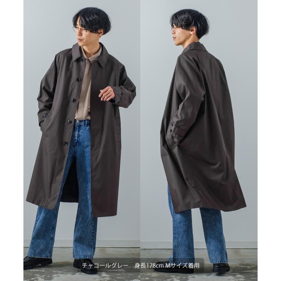 コート メンズ ミリタリーコート ロングコート バルマカーンコート ステンカラーコート ショップコート ロング丈スプリングコート アウター チェックコート | improves | 13