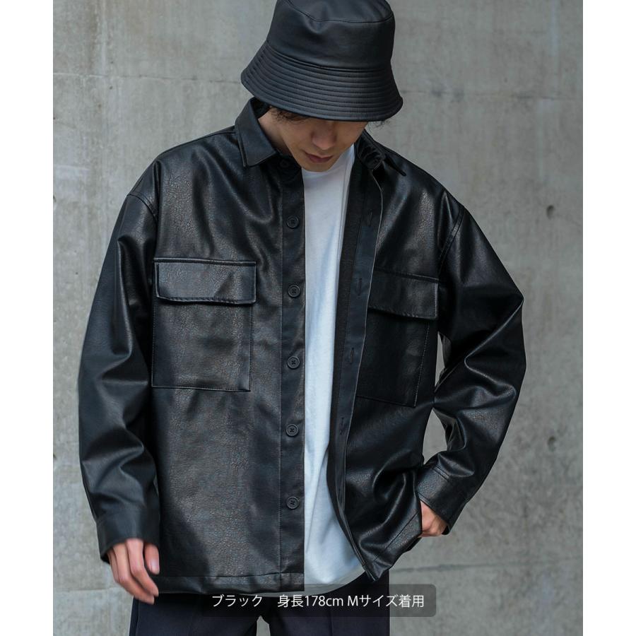 improves CPOジャケット メンズ CPOシャツ レザーアウター