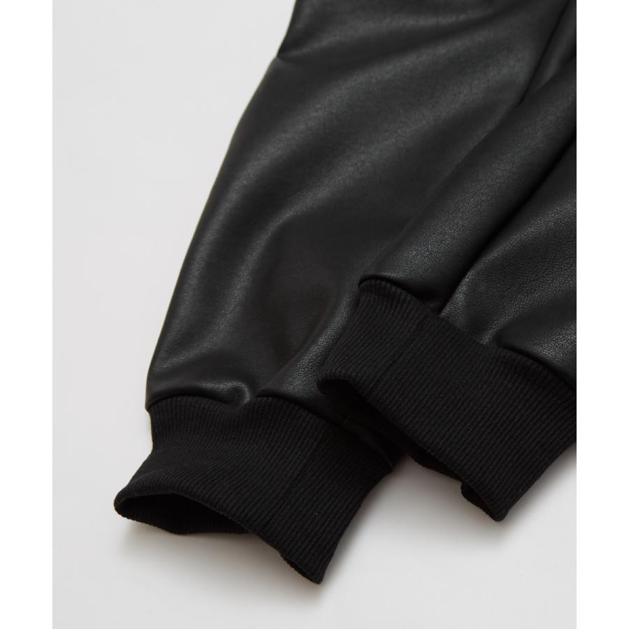 ジョガーパンツ メンズ フェイクレザーパンツ スキニーパンツ テーパードパンツ メンズスリム 細身 テーパードパンツ イージーパンツ | improves | 14