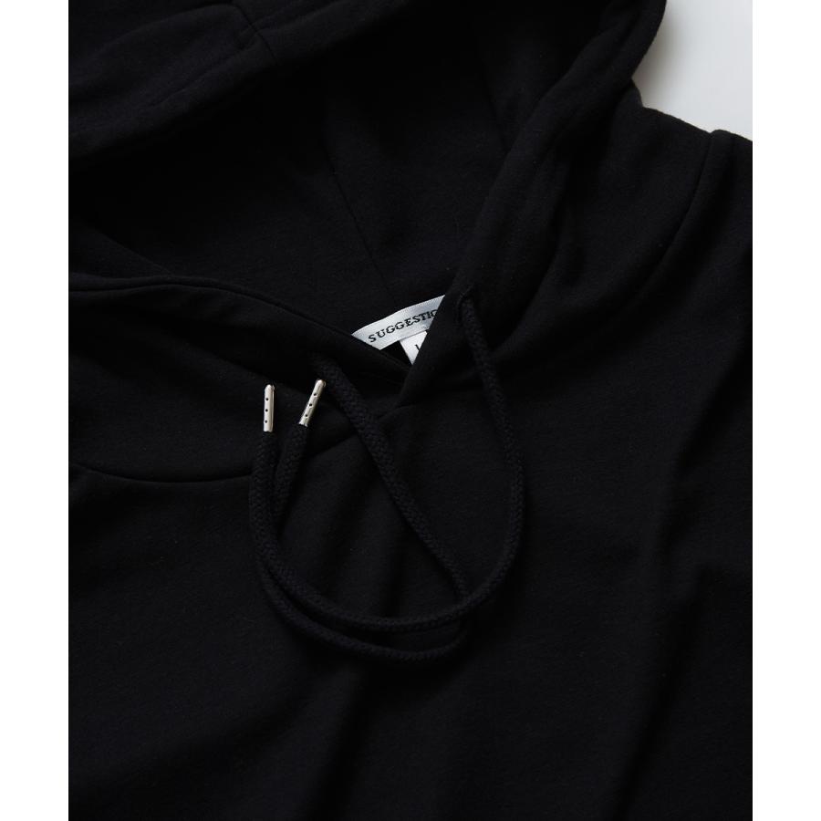 tシャツ Tシャツ ユニセックス 無地 半袖Tシャツ パーカー ロング丈Tシャツ TEE ビッグシルエット トップス オーバーサイズ サイドジップ | improves | 06