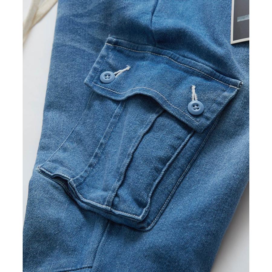 ジーンズ デニム メンズ カーゴパンツ スキニーパンツ ストレッチデニムパンツ ジーパン テーパードパンツ | improves | 14