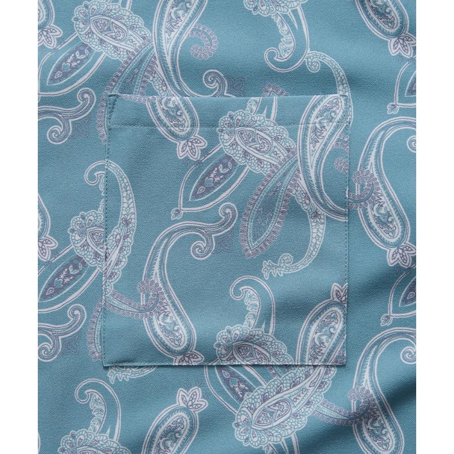 オープンカラーシャツ メンズ 開襟シャツ 半袖シャツ 総柄シャツ オーバーサイズシャツ | improves | 12