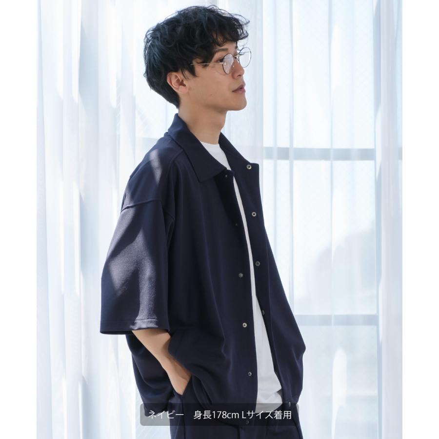 コーチジャケット メンズ セットアップ対応 ミリタリージャケット 半袖 サマージャケット ブルゾン アウター | improves | 10