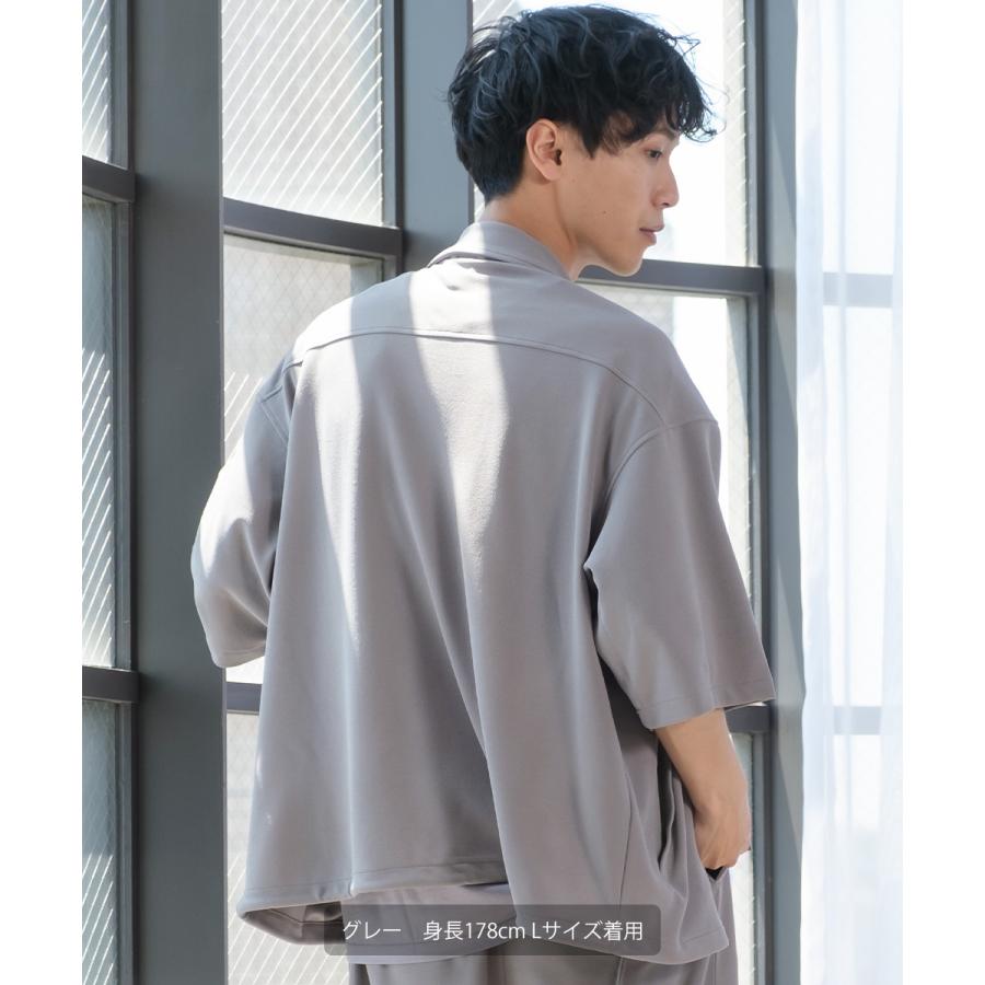 コーチジャケット メンズ セットアップ対応 ミリタリージャケット 半袖 サマージャケット ブルゾン アウター | improves | 05