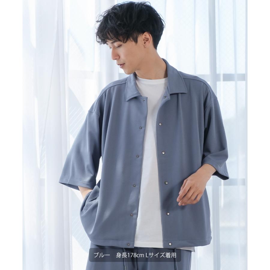 コーチジャケット メンズ セットアップ対応 ミリタリージャケット 半袖 サマージャケット ブルゾン アウター | improves | 07