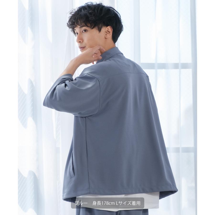 コーチジャケット メンズ セットアップ対応 ミリタリージャケット 半袖 サマージャケット ブルゾン アウター | improves | 08