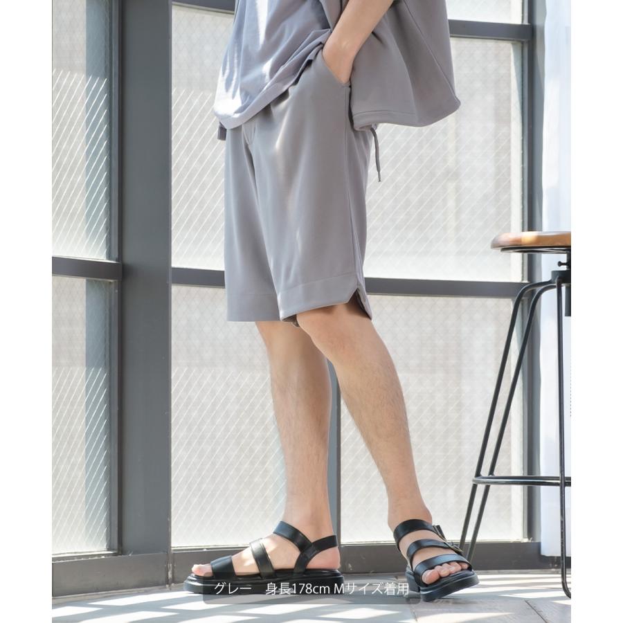 ショートパンツ メンズ セットアップ対応 ハーフパンツ ショーツ 半パン 半ズボン スラックス ボトム | improves | 04