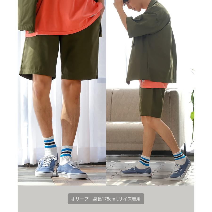 ショートパンツ メンズ ハーフパンツ セットアップ対応 シェフパンツ | improves | 04