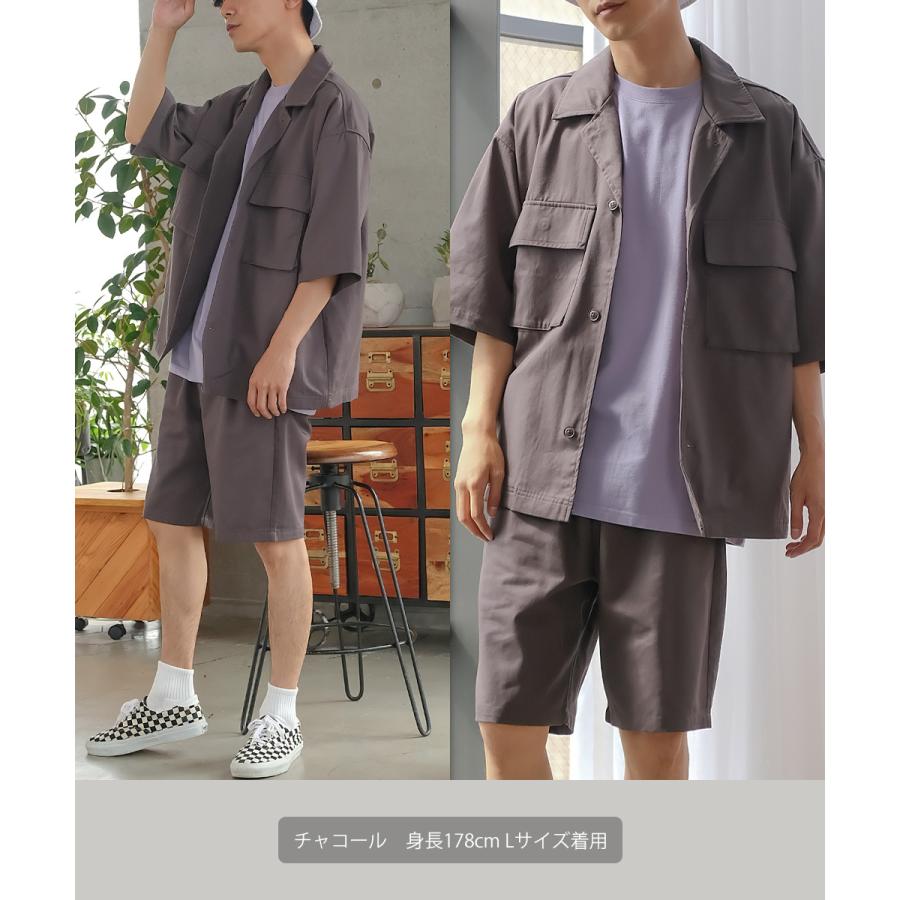 シャツ メンズ 半袖シャツ セットアップ対応 CPOジャケット | improves | 15