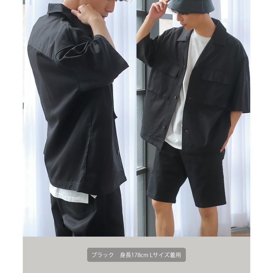 シャツ メンズ 半袖シャツ セットアップ対応 CPOジャケット | improves | 02